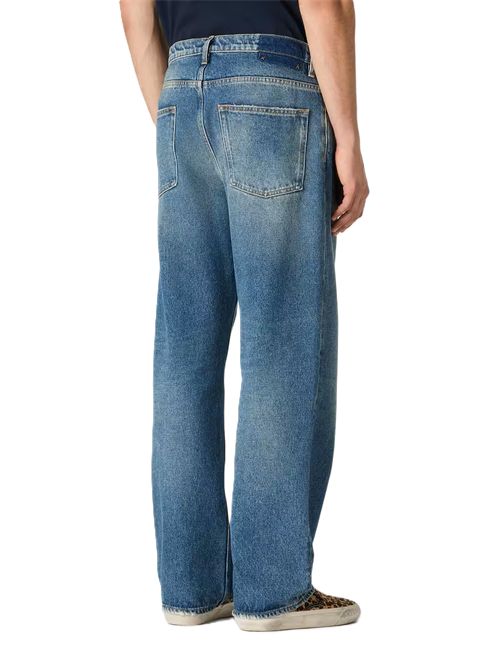 Jeans loose dal lavaggio medio di colore blu Golden Goose | GMP01636.P000621.50100BLUE